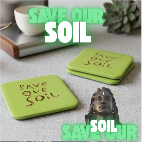 Magnet für den „Save Our Soil“ Kühlschrank – Konkrete Wahl mit Nachricht